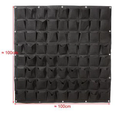 Viseća zidna torba za cveće od filca