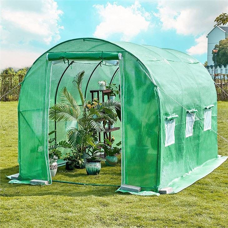 3x3x2 Polytunnel Greenhouse